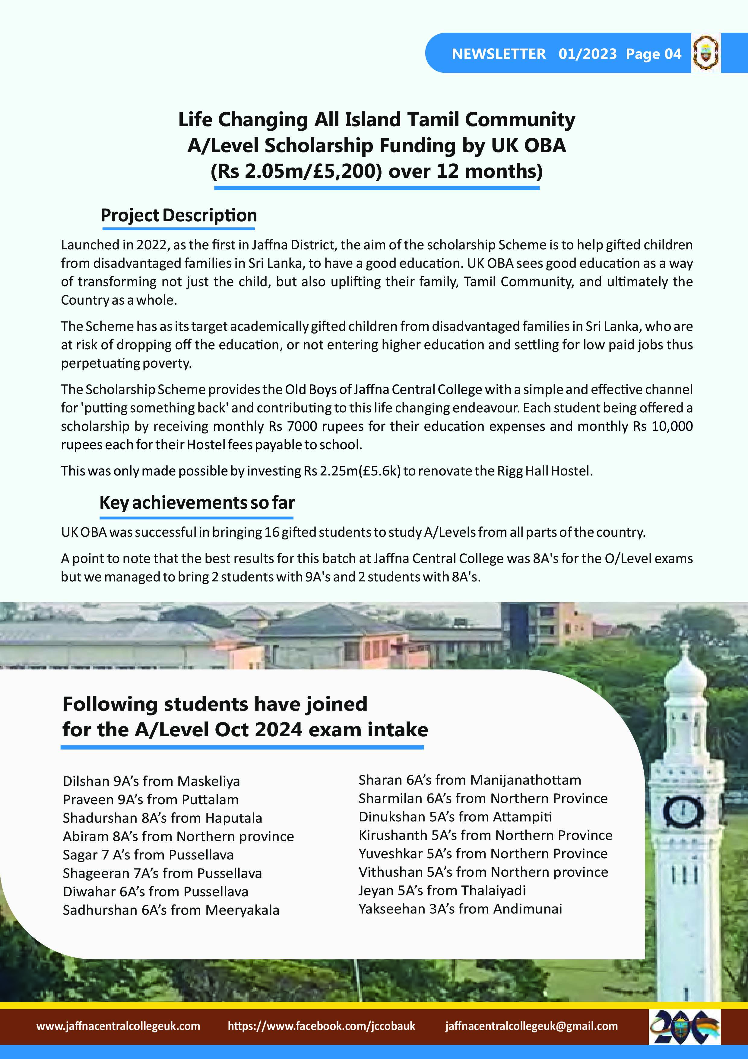 JCC OBA UK Newsletter - 2023 Page 4